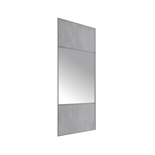 Vantail Optimum OPTISSIMES H.250 x L.90,8 cm béton partition miroir