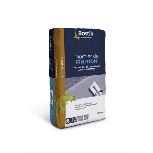 Mortier de finition gris Bostik 25 kg