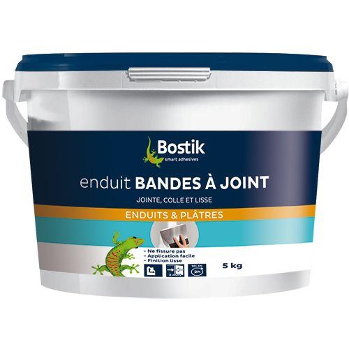 Enduit bandes à joint - pour plaques de plâtre - collage et lissage - 5 kg BOSTIK