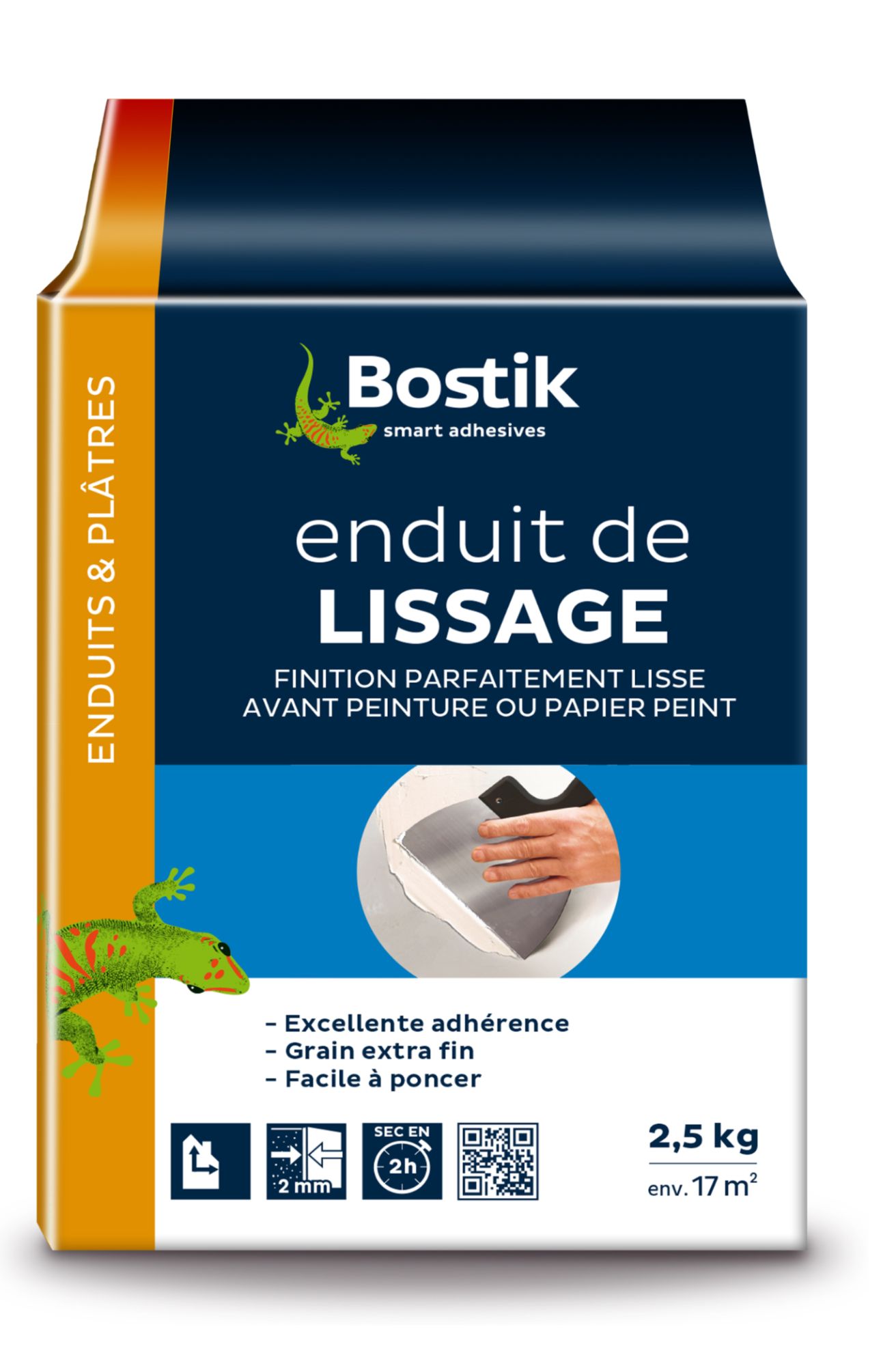 Enduit BOSTIK Lissage Poudre 2,5KG