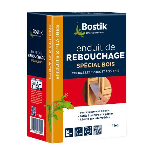 Enduit BOSTIK Rebouchage Bois Poudre 1KG