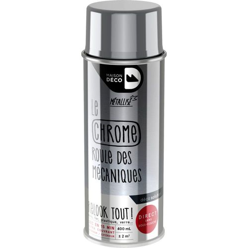 Peinture aérosol Maison Deco chrome