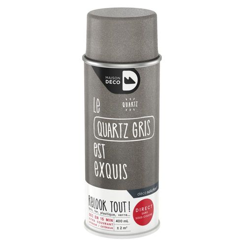 Peinture aérosol Maison Deco gris