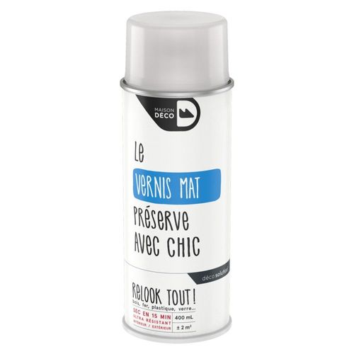 Peinture aérosol Maison Deco vernis mat