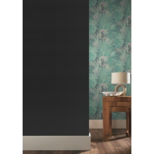 Papier peint vinyle intissé 10mx0,53 noir