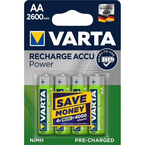 Varta Professional Accu - Batterie 4 x type AA - NiMH - 2500 mAh