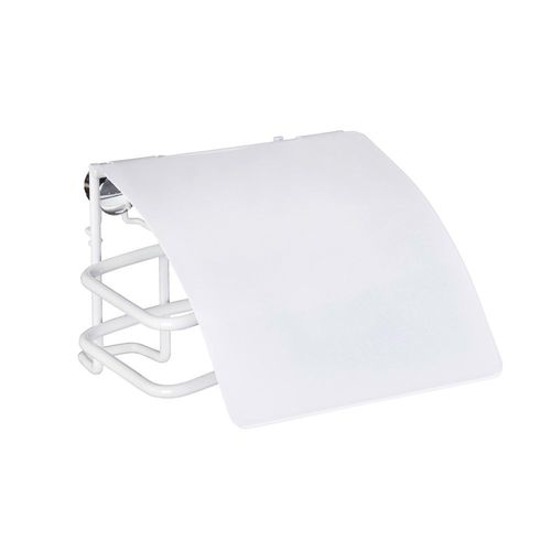 Dérouleur de Papier Toilettes Couvercle Classic Plus Blanc WENKO