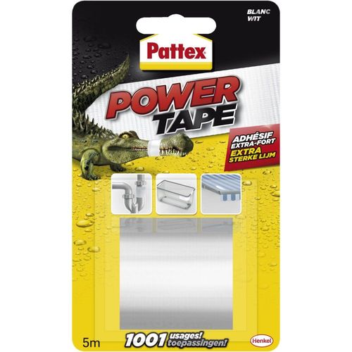 Adhésif Réparation PATTEX Power Tape Blanc 5m