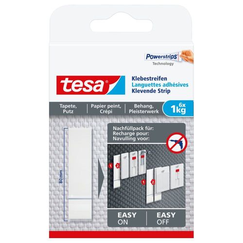 Bandes adhésives TESA pour le papier-peint et le plâtre 1 kg, 6 pièces