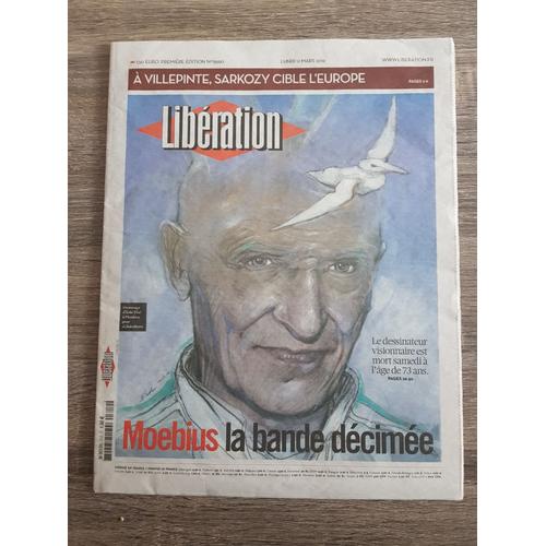 Libération 312 : Hommage À Moebius Par Bilal