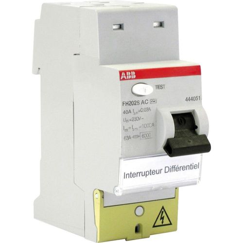 Interrupteur différentiel ABB type AC 40A 30mA