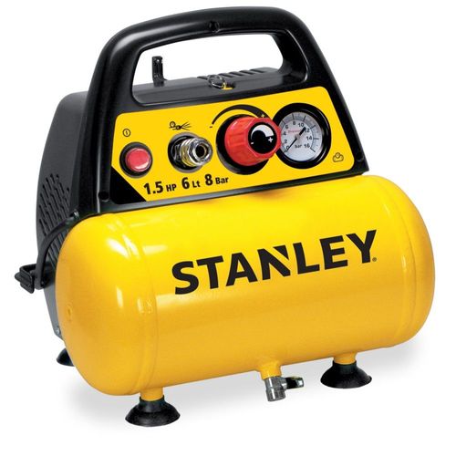 Compresseur 6L 1.5HP STANLEY Coaxial Sans Huile