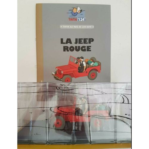 Voiture Tintin 1/24 La Jeep Rouge Tintin Au Pays De L'or Noir-Hachette