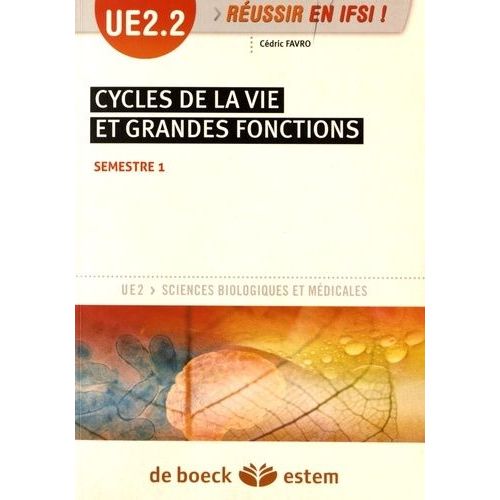 Cycles De La Vie Et Grandes Fonctions - Ue 2.2 - Semestre 1
