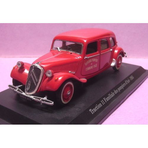 Norev - Citroën Traction 11 Familiale " Pompiers D' Azé " 1955 --Norev