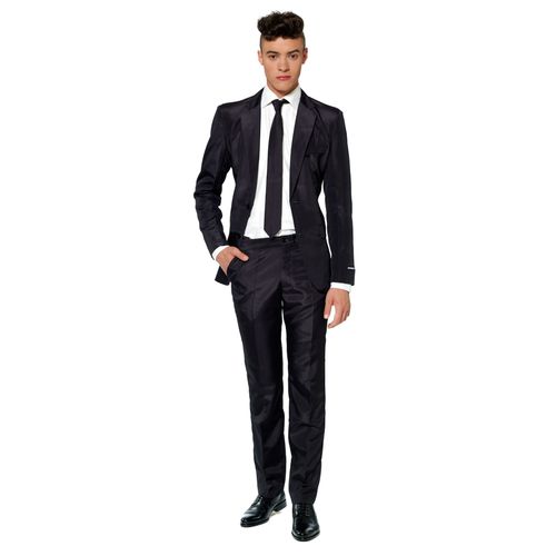 Costume Mr. Solid Noir Homme Suitmeister - Taille: Large