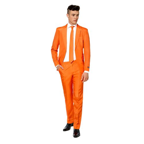 Costume Mr. Solid Orange Homme Suitmeister - Taille: Xxl (Eu 62)