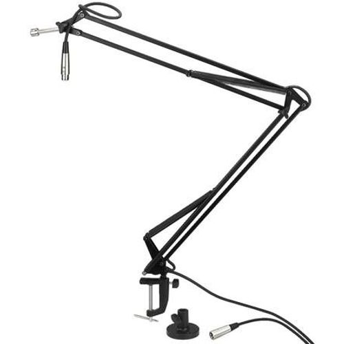 Pied micro avec bras orientable Monacor MS-15