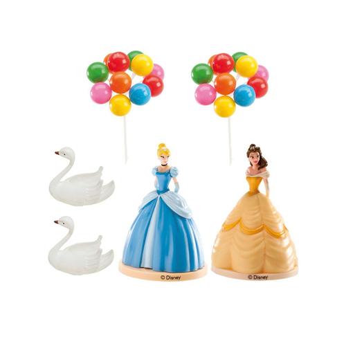 Kit Cake Toppers En Plastique Princesse Disney 8,5 Cm Taille Unique