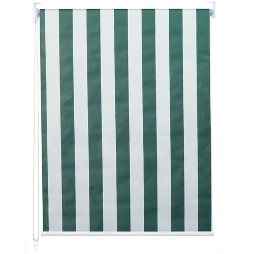 Store À Enrouleur Pour Fenêtres, Hwc-D52, Avec Chaîne, Avec Perçage, Isolation, Opaque, 80 X 160   Vert/Blanc