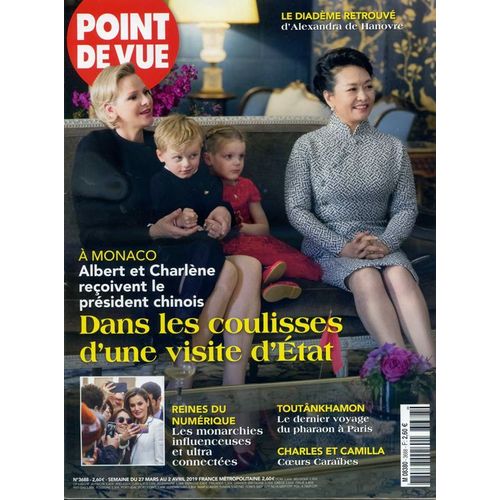 Point De Vue 3688 : Albert Et Charlène Reçoivent Le Président Chinois