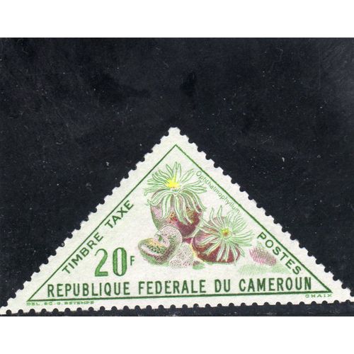 Timbre-Taxe Du Cameroun (Fleur)