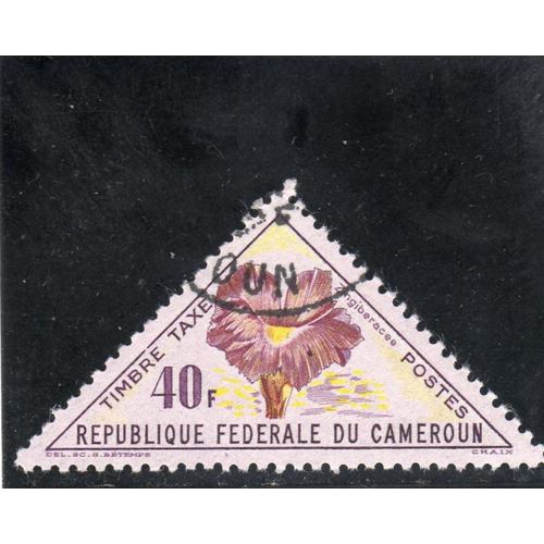 Timbre-Taxe Du Cameroun (Fleur)