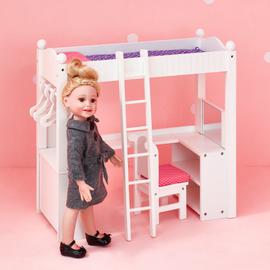 Barbie - PoupAe Barbie et ensemble de meubles, lit mezzanine avec lits  superposAs transformables et accessoires de bureau, coffret cadeau pour les  enfants de 3 A 7 ans - Poupées - Rue du Commerce