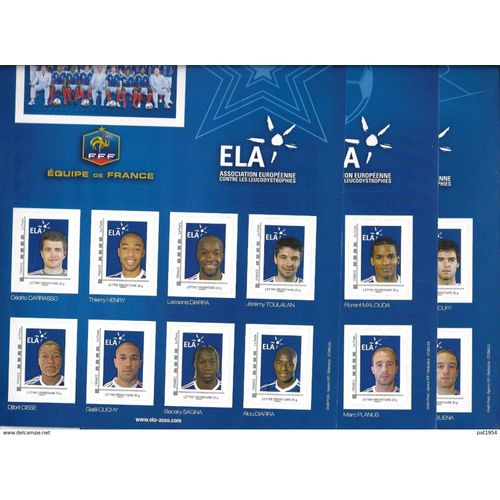 Collector - Ela Et L'équipe De France De Football - 2010