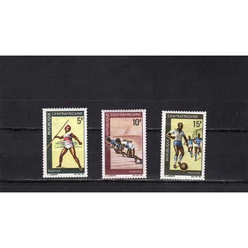 Timbres-Poste De République Centrafricaine (Sports)