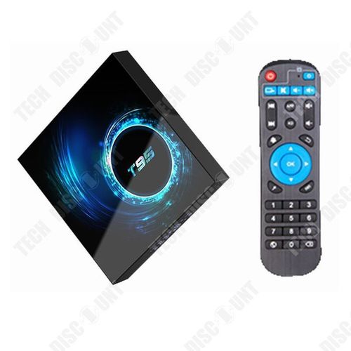 TD 1 pièce T95 Android TV décodeur 4G+32G double WIFI + Bluetooth réseau intelligent TV box 6K Android réseau décodeur TV box TVBOX