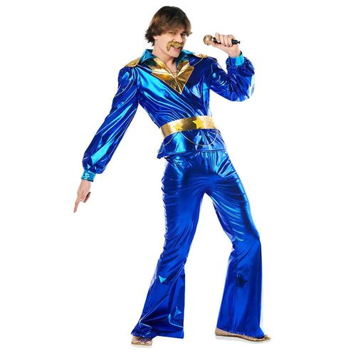 Déguisement Dancing King Bleu Homme