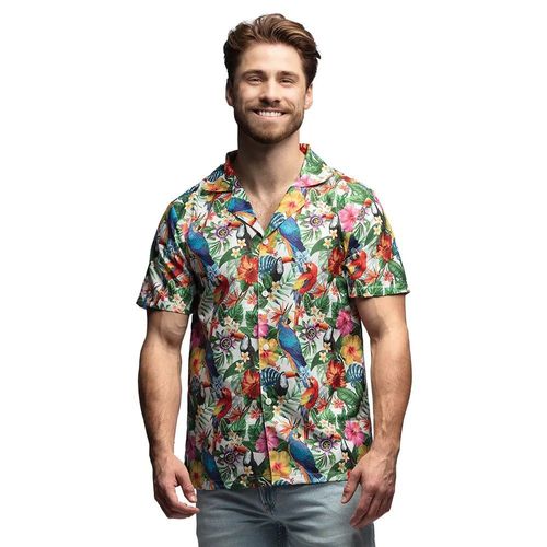 Chemise Hawaïenne Perroquets Homme