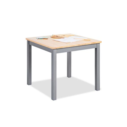 Table Enfant Fenna Gris Naturel 57x57cm