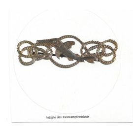 Autocollant Insigne De Commando Marine Allemand Ww2 (Kleinkampfeverbande) -
