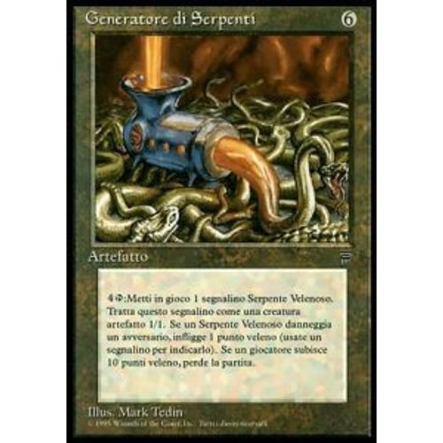 Générateur De Serpents - Legends Italien - Serpent Generator - R - Mtg