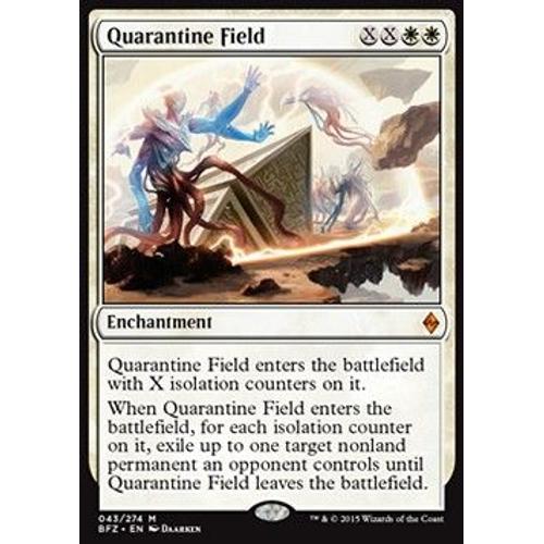 Champ De Quarantaine - La Bataille De Zendikar - Quarantine Field - M - Mtg