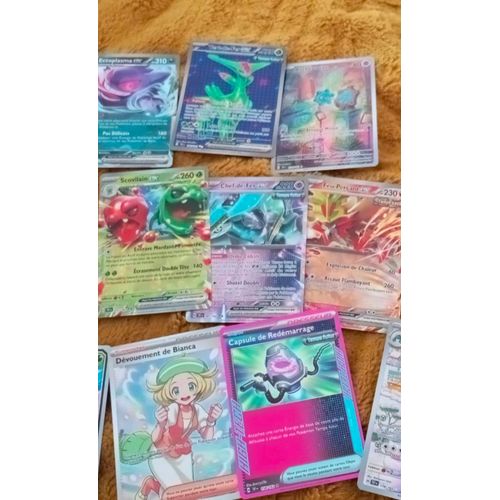 Lots De Cartes Pokémon Ex Ultra Rare Et Carte Collection Rare
