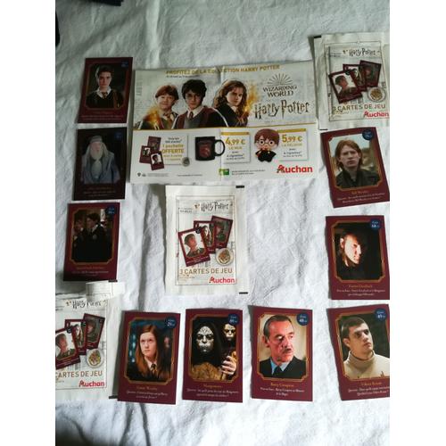 9 Cartes De Jeu De La Collection Harry Potter Auchan