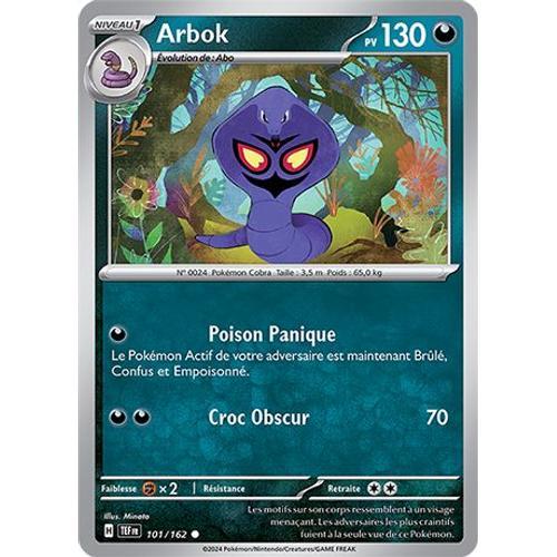 Arbok - 101/162 - Forces Temporelles