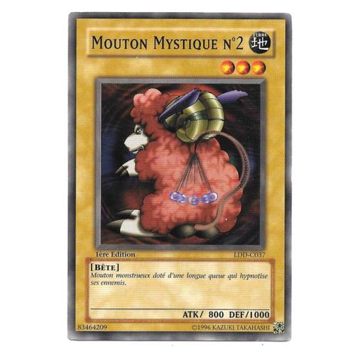 Carte Yu-Gi-Oh ! Mouton Mystique N°2 - Ldd-C037 [Premiere Edition 1] Vf