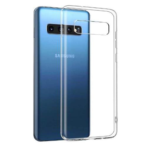 Coque Compatible Samsung Galaxy S10 En Gel Souple Transparente Et Solide