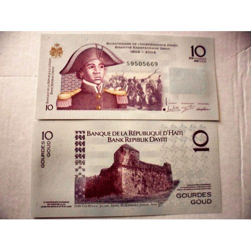 Haiti 10 Gourdes 2016 Neuf Unc