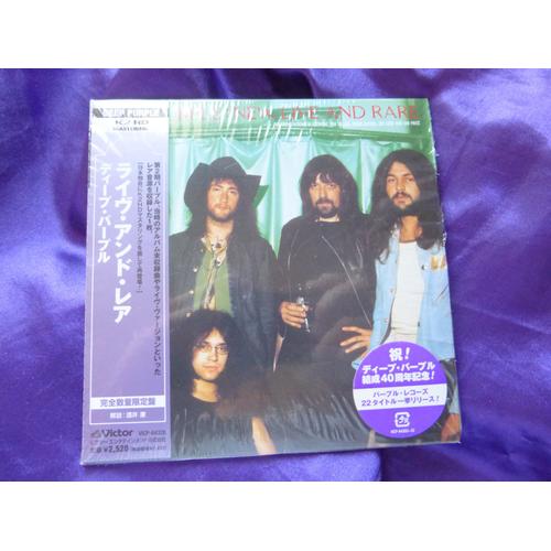 Deep Purple New Live And Rare Cd Japon Avec Obi 4988002549948