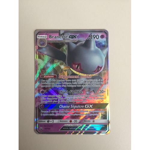 Carte Pokémon Branette Gx 66/168