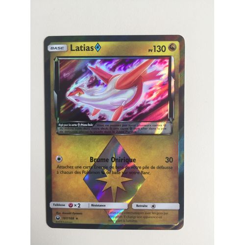 Carte Pokémon Latias Prisme Etoile 107/168