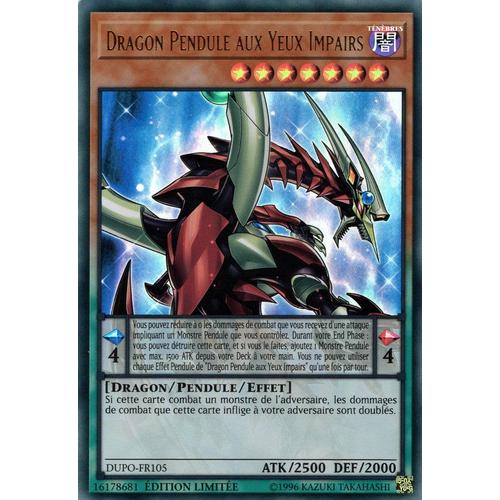 Dragon Pendule Aux Yeux Impairs Dupo Fr105 Ultra Rare