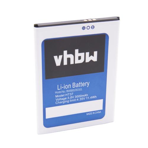 Vhbw Batterie Compatible Avec Homtom Ht37 Smartphone (3000mah, 3,8v, Li-Ion)