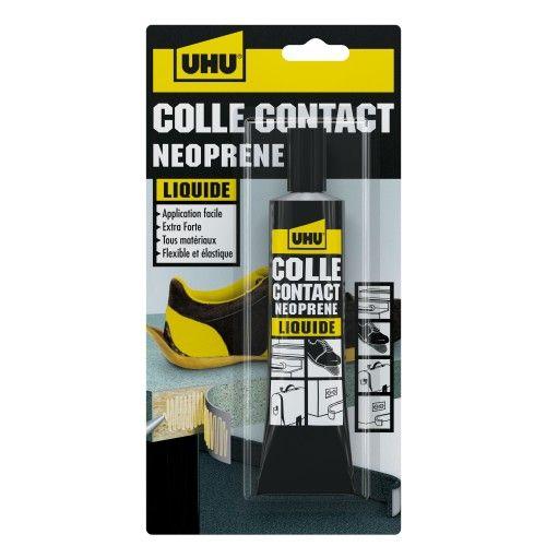 Colle contact néoprène liquide - universelle et super forte - tube 42 g Uhu