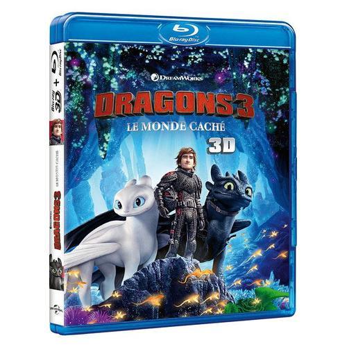 Dragons 3 : Le Monde Caché - Blu-Ray 3d + Blu-Ray + Digital